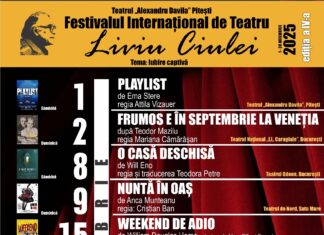 Festivalul Internațional Liviu Ciulei la Pitești: Focus pe Iubirea Captivă