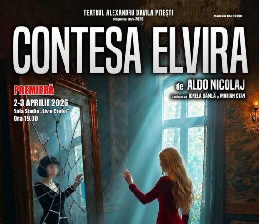 Premieră la Teatrul „Alexandru Davila” Piteşti: „Contesa Elvira” de Aldo Nicolaj