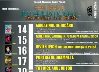 Premiile revistei „Rinocerul” pentru Festivalul Internaţional al Teatrului de Studio Piteşti 2026