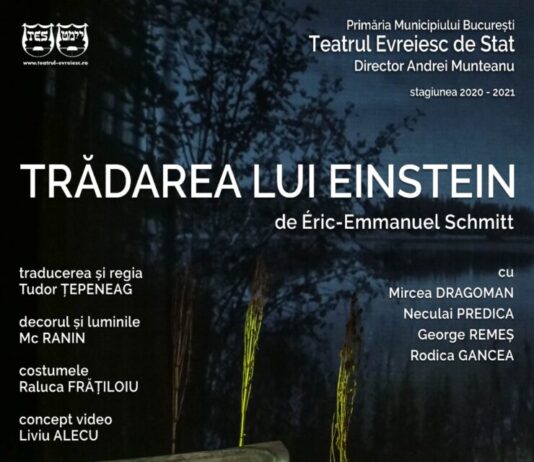 Festivalul Internaţional al Teatrului de Studio Piteşti 2026. Ziua 8 – „Trădarea lui Einstein” de Éric-Emmanuel Schmitt